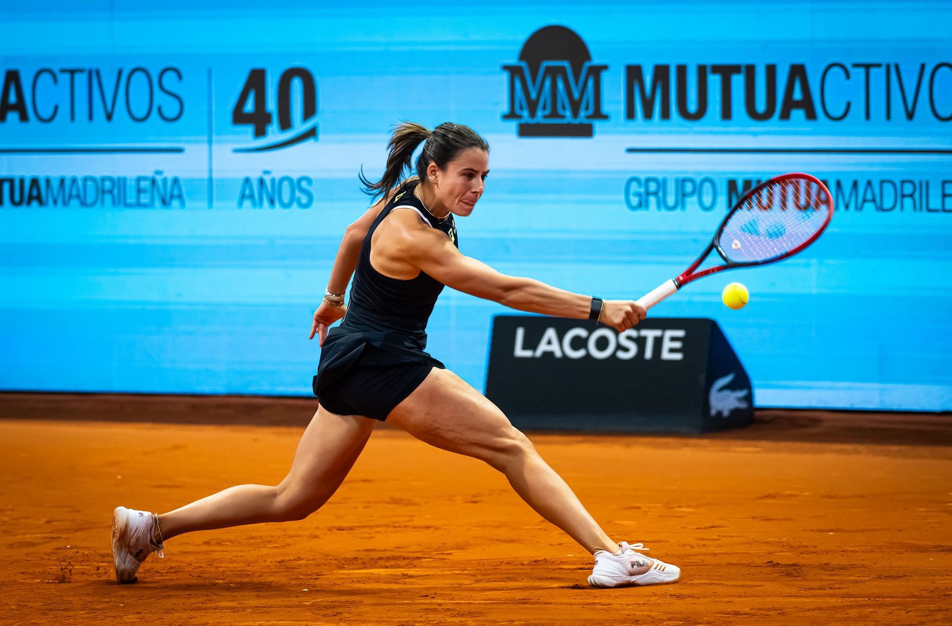 Navarro in action at the Mutua Madrid Open - Day Five - Source: Getty
